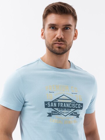 T-Shirt 'S1732' Ombre en bleu