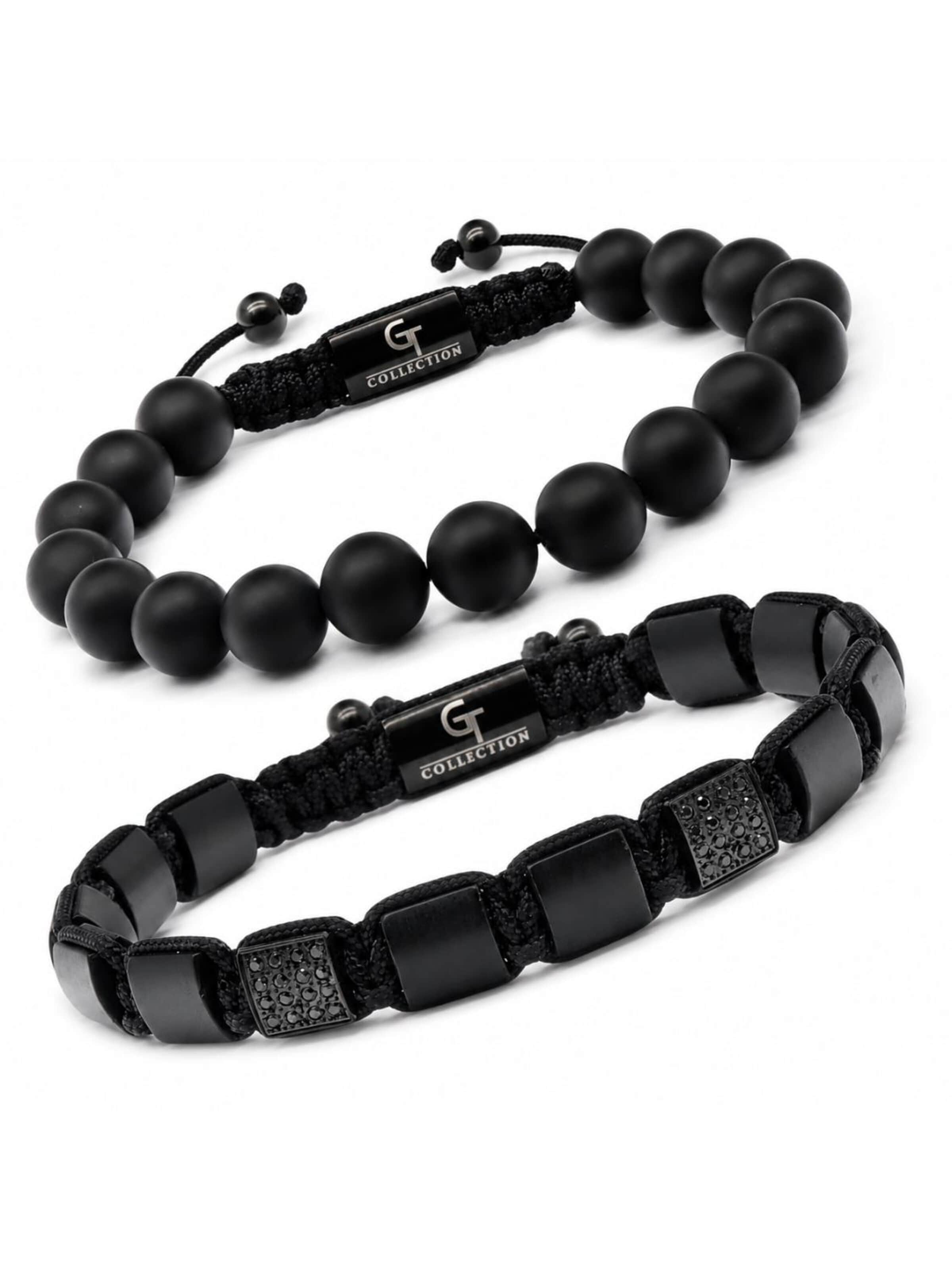 GT Collection Bracelet 'The Strength Set Classic' in Black: front