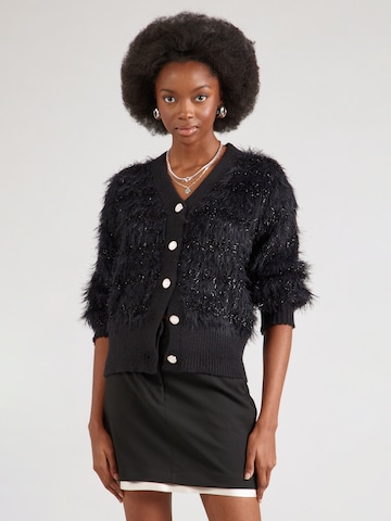 Derhy Knit cardigan 'BALLERINE' in Black: front