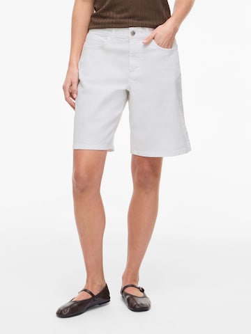 VILA Regular Broek 'VINUS' in Wit: voorkant