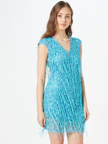 A STAR IS BORN Cocktail Dress in Blue: front