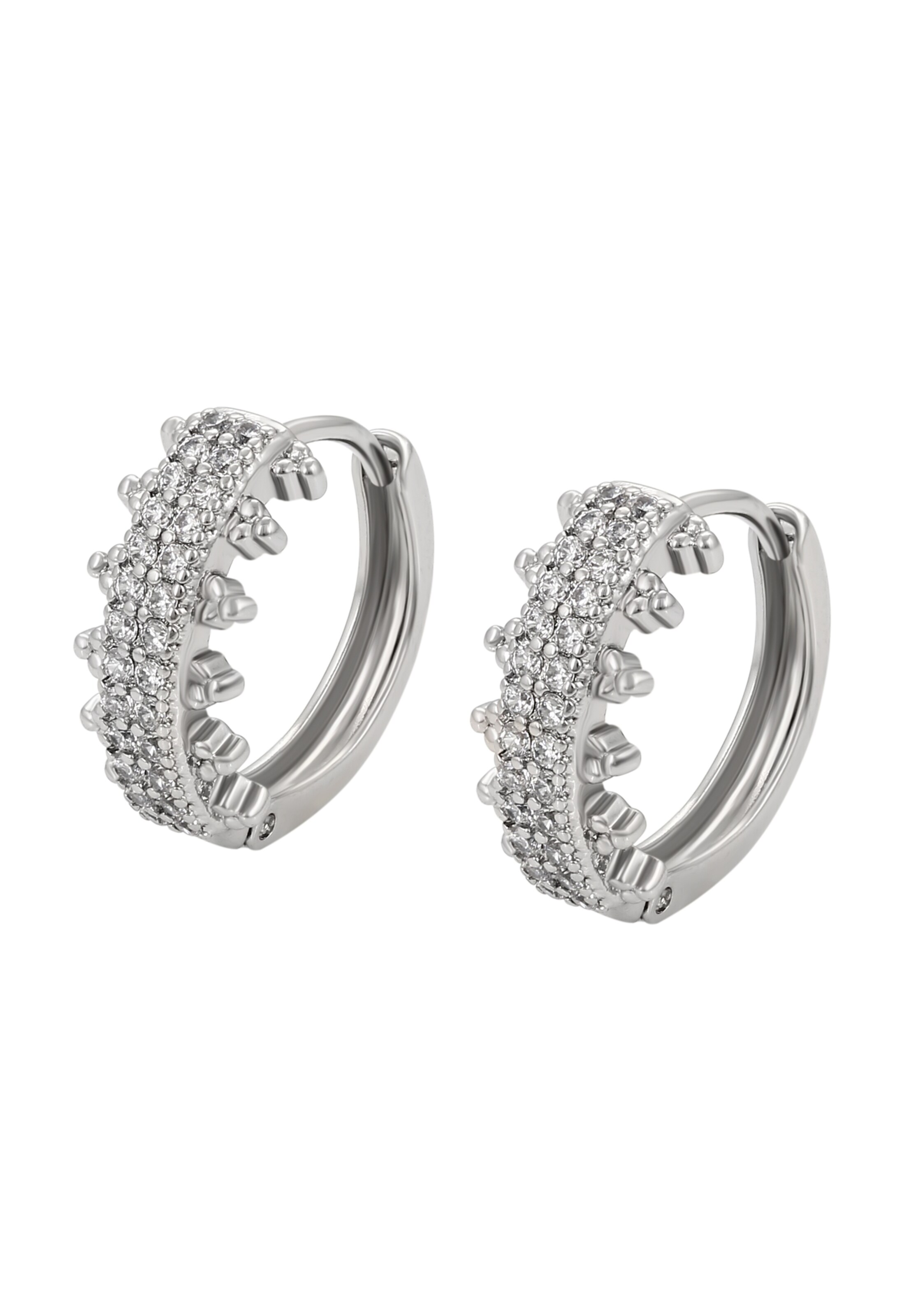 NAEMI - Pendientes en plata: frente