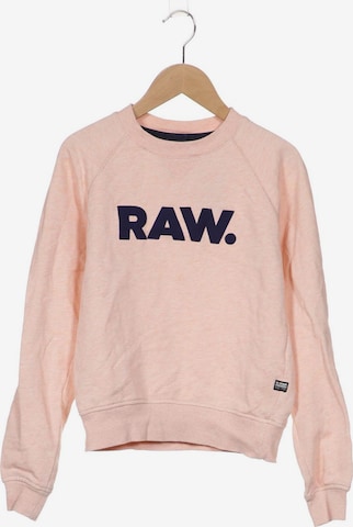 G-Star RAW Sweatshirt & Zip-Up Hoodie in S in Orange: front