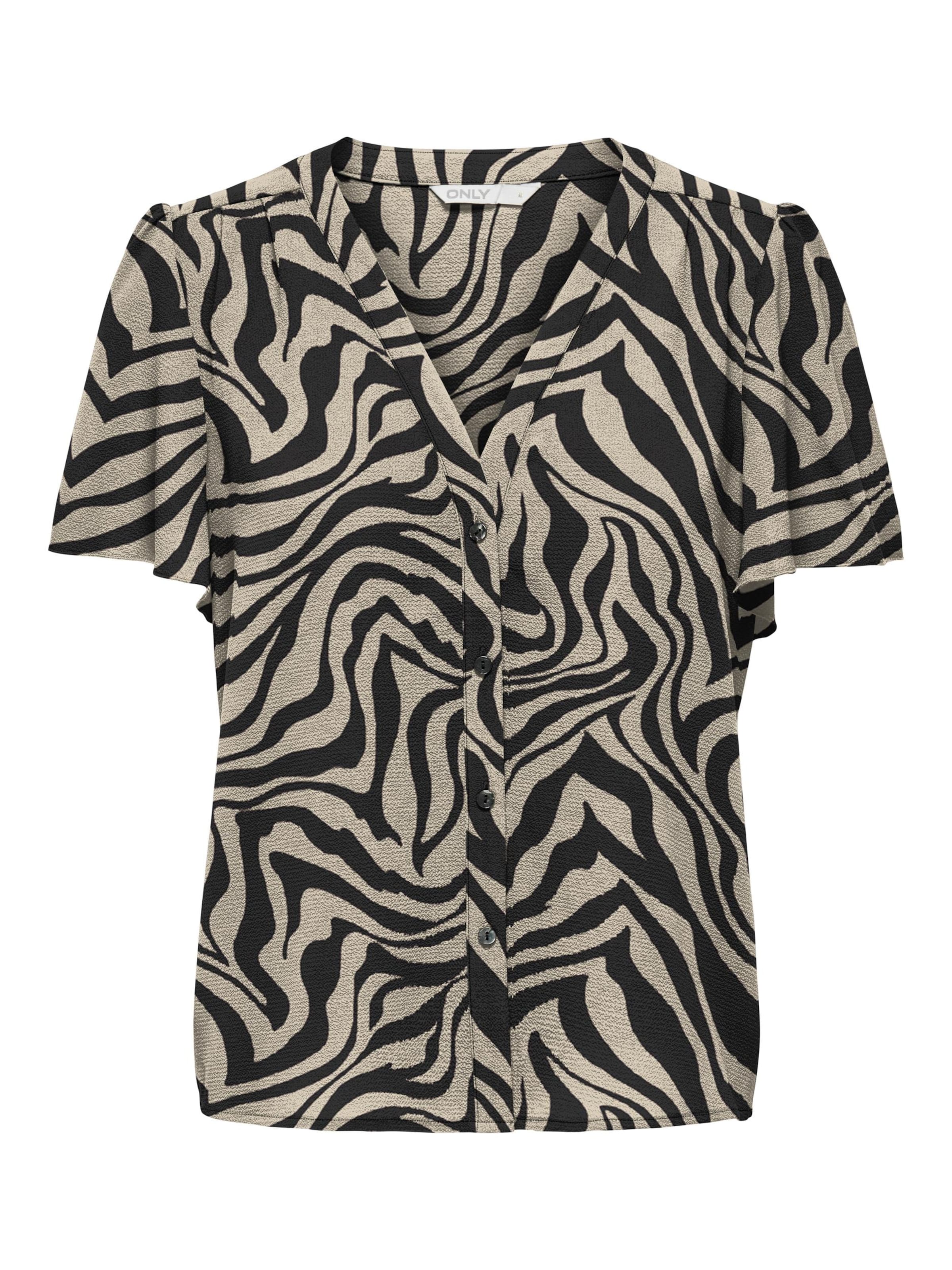 Camicia da donna 'NOVA LIFE' di ONLY in beige: frontale