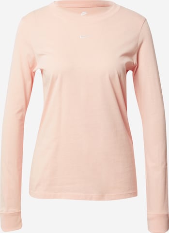 T-shirt Nike Sportswear en rose : devant