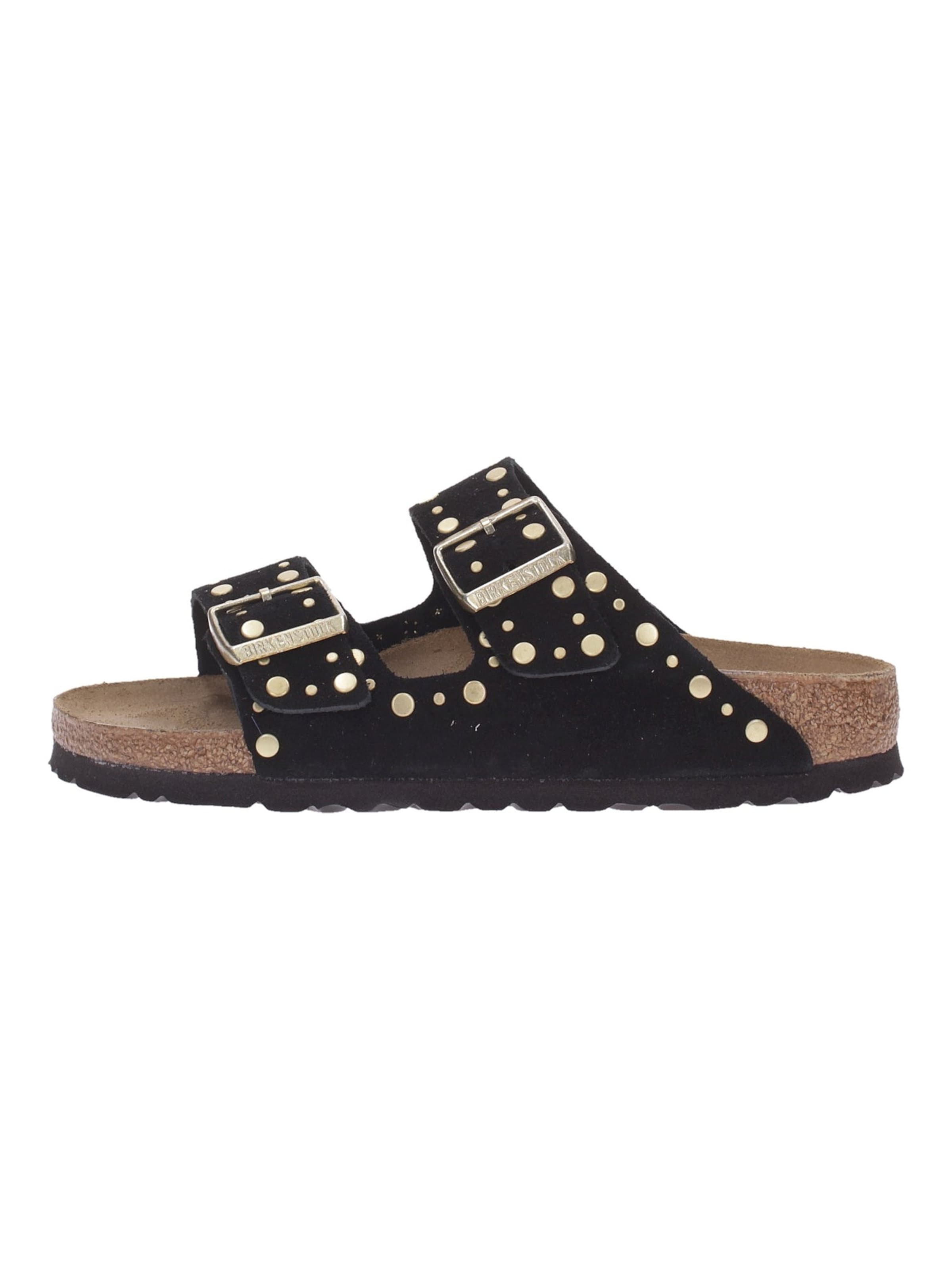 BIRKENSTOCK Сандали 'Birkenstock Ciabatta Arizona' в черно: отпред