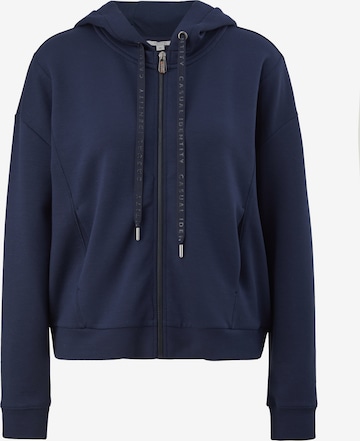 comma casual identity Zip-Up Hoodie in Blue: front