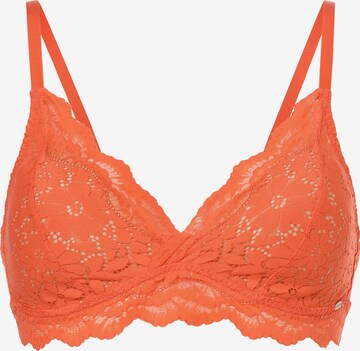 Skiny Bra in Orange: front