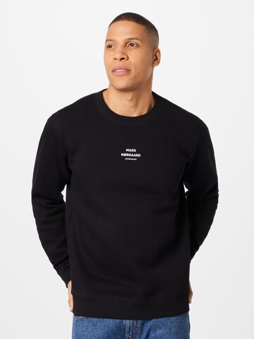 MADS NORGAARD COPENHAGENSweater majica - crna boja: prednji dio