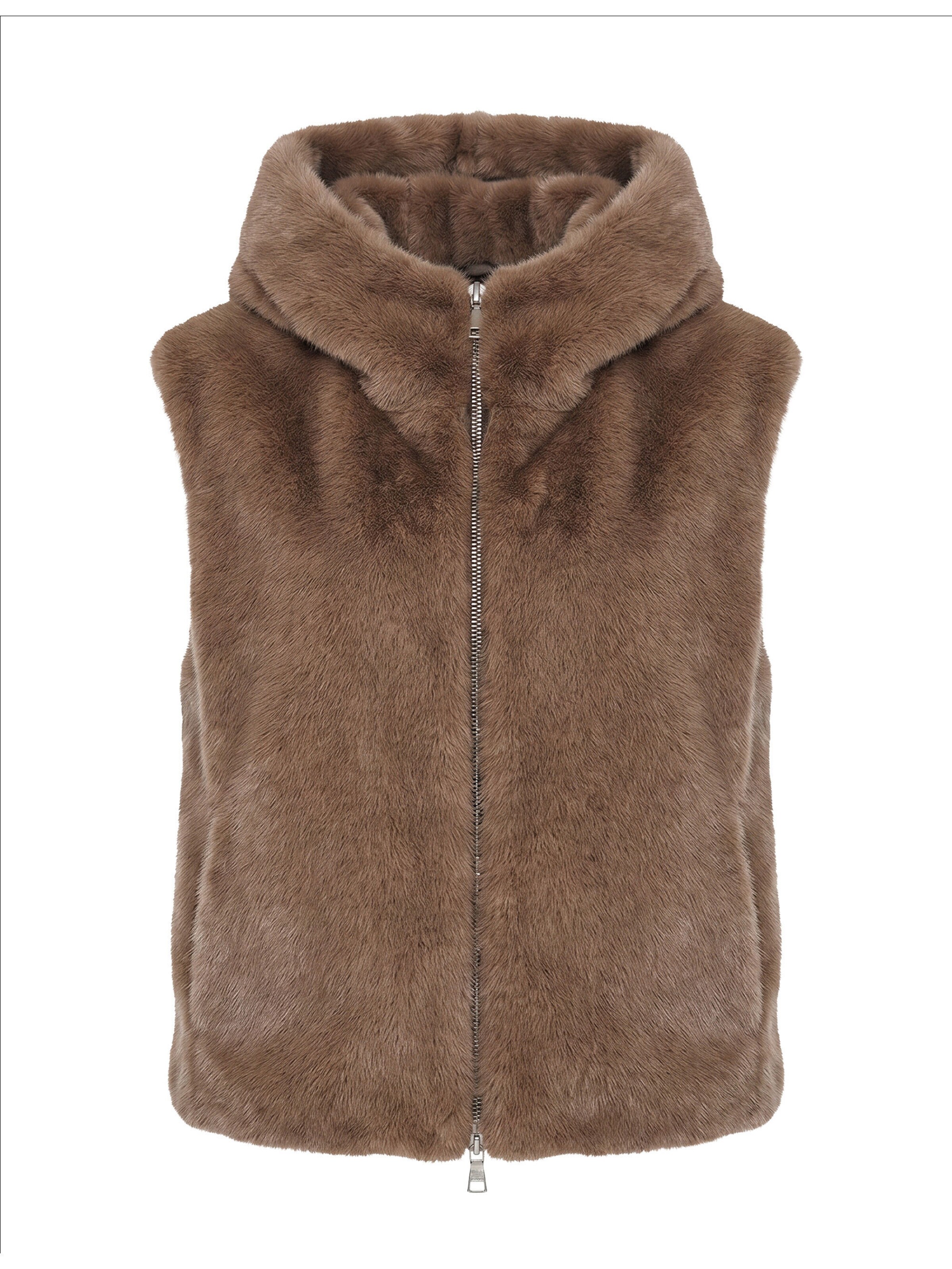 BLONDE No. 8 Vest 'Ashley' in Brown: front
