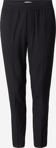 Samsøe Samsøe Slimfit Suorat housut 'Smithy' värissä musta: etupuoli