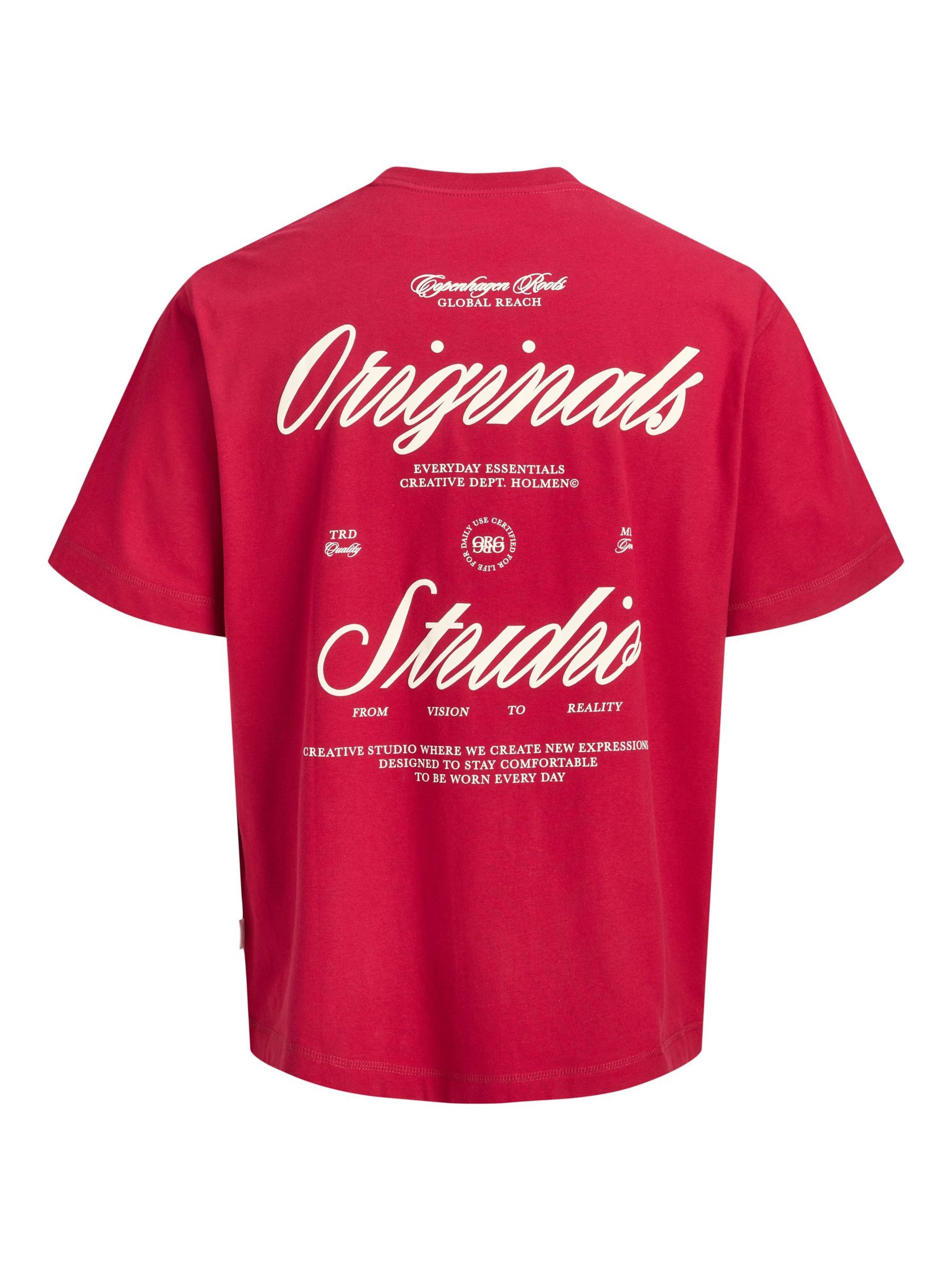 JACK & JONES Shirt in Red