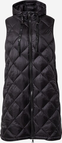 No. 1 Como Bodywarmer 'GINA' in Zwart: voorkant