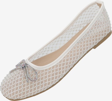 Palado by Sila Sahin Ballerina 'Menera' in Wit: voorkant