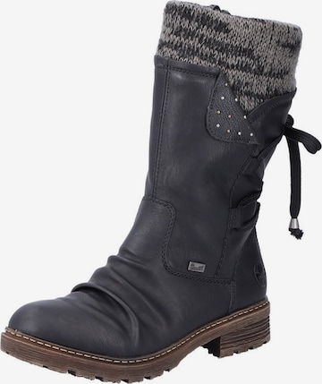 Bottes Rieker en noir : devant