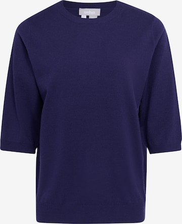 Usha - Jersey en azul: frente
