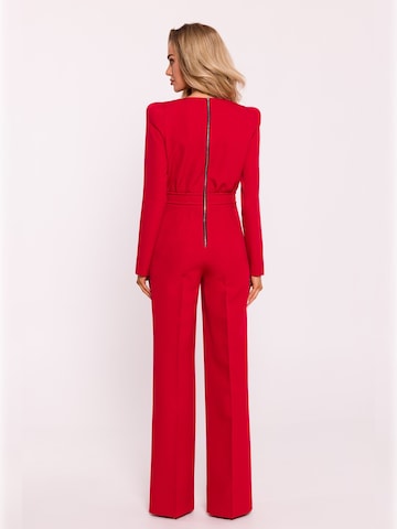 made of emotion - Jumpsuit en rojo