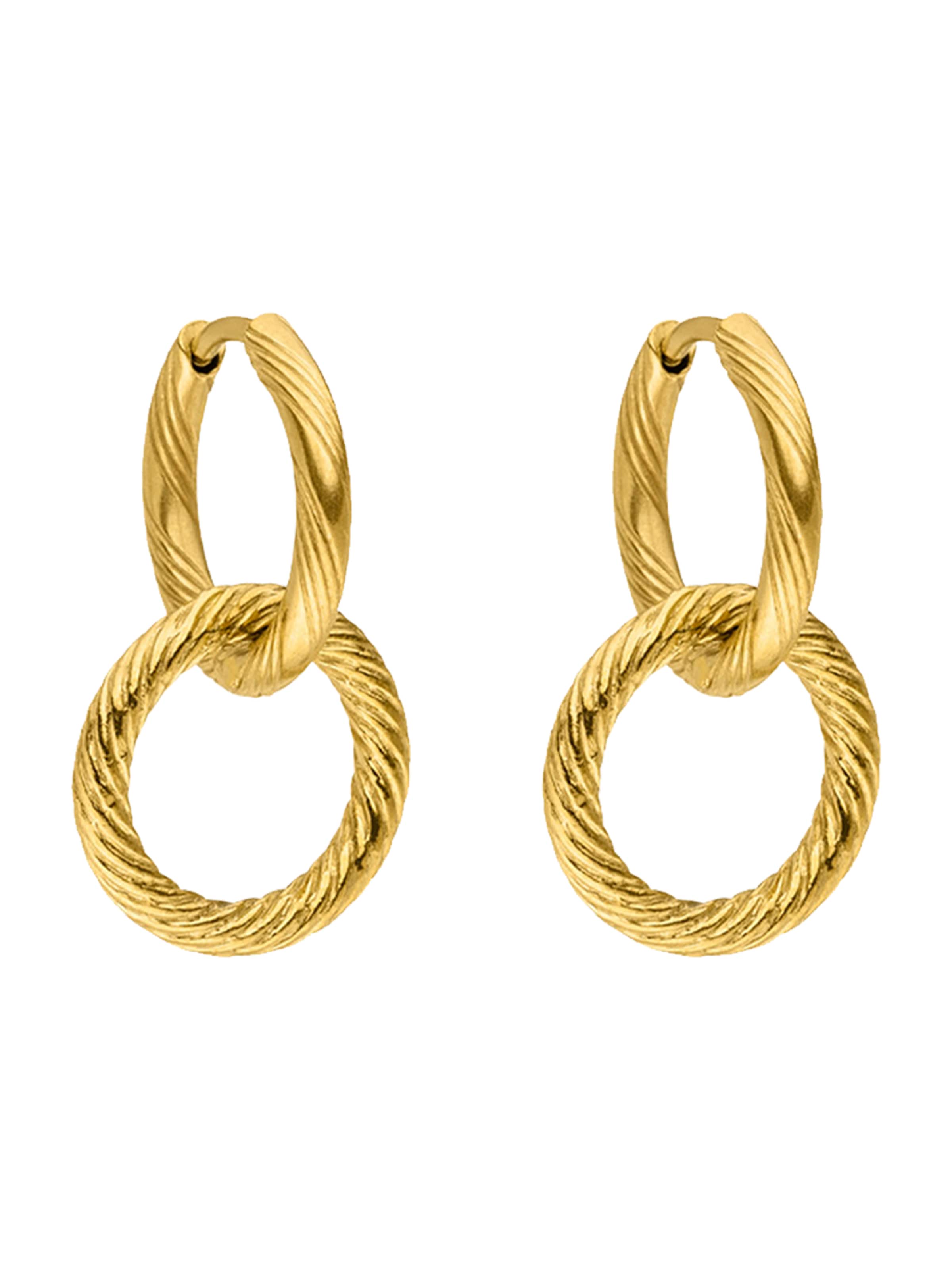 PURELEI Øreringe 'Kii Elua' i guld: forside