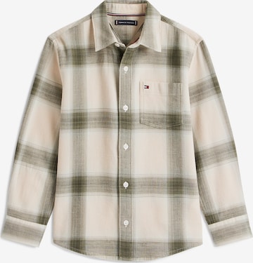 TOMMY HILFIGER - Regular Fit Camisa em verde: frente