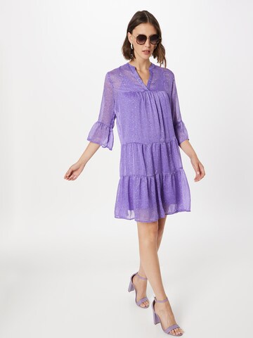 Neo Noir Shirt Dress 'Gunvor' in Purple