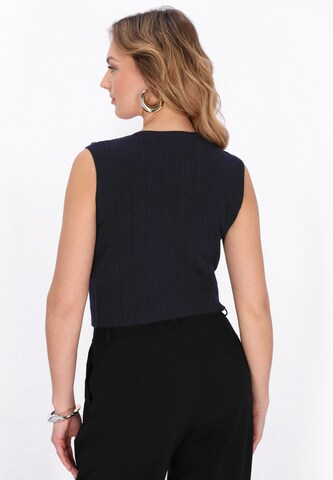 Haut 'Festive' faina en bleu
