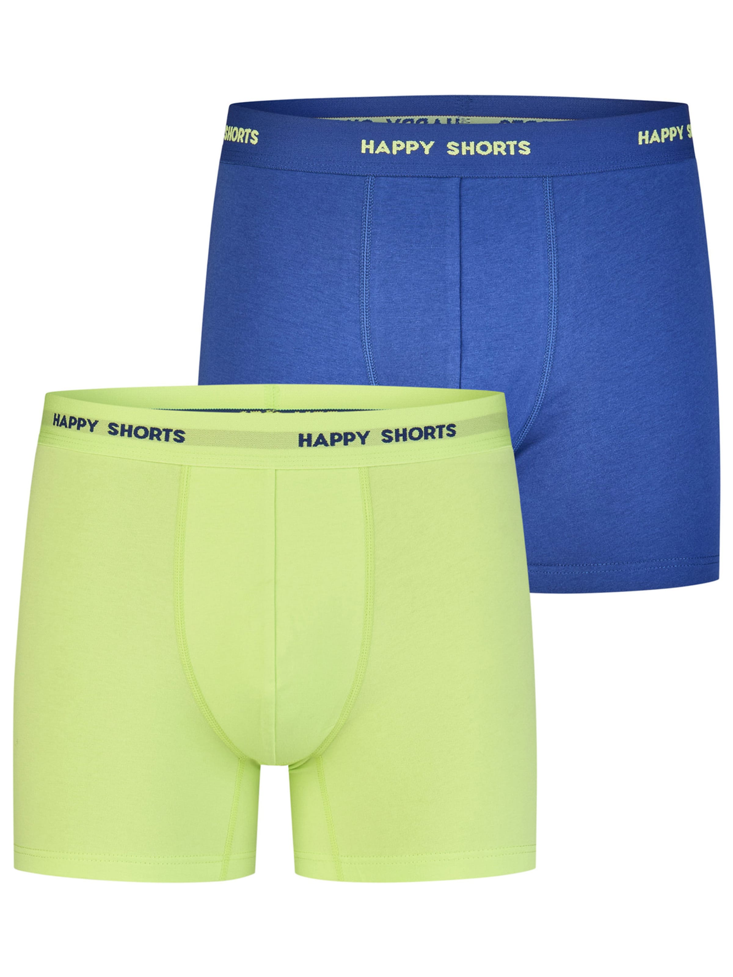 Boxers ' Jersey ' Happy Shorts en bleu : devant