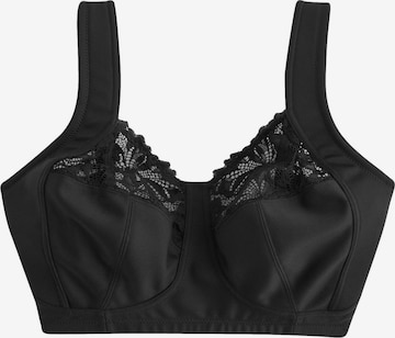 juoda Next Marškinėliai Liemenėlė: priekis