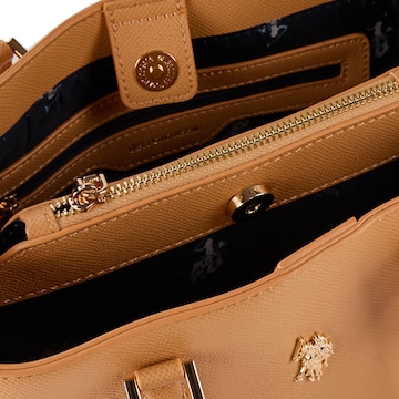 U.S. POLO ASSN. Handtasche 'Jones' in Braun