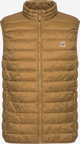 Carrera Jeans Weste 'Windproof' in Gelb: Vorderseite