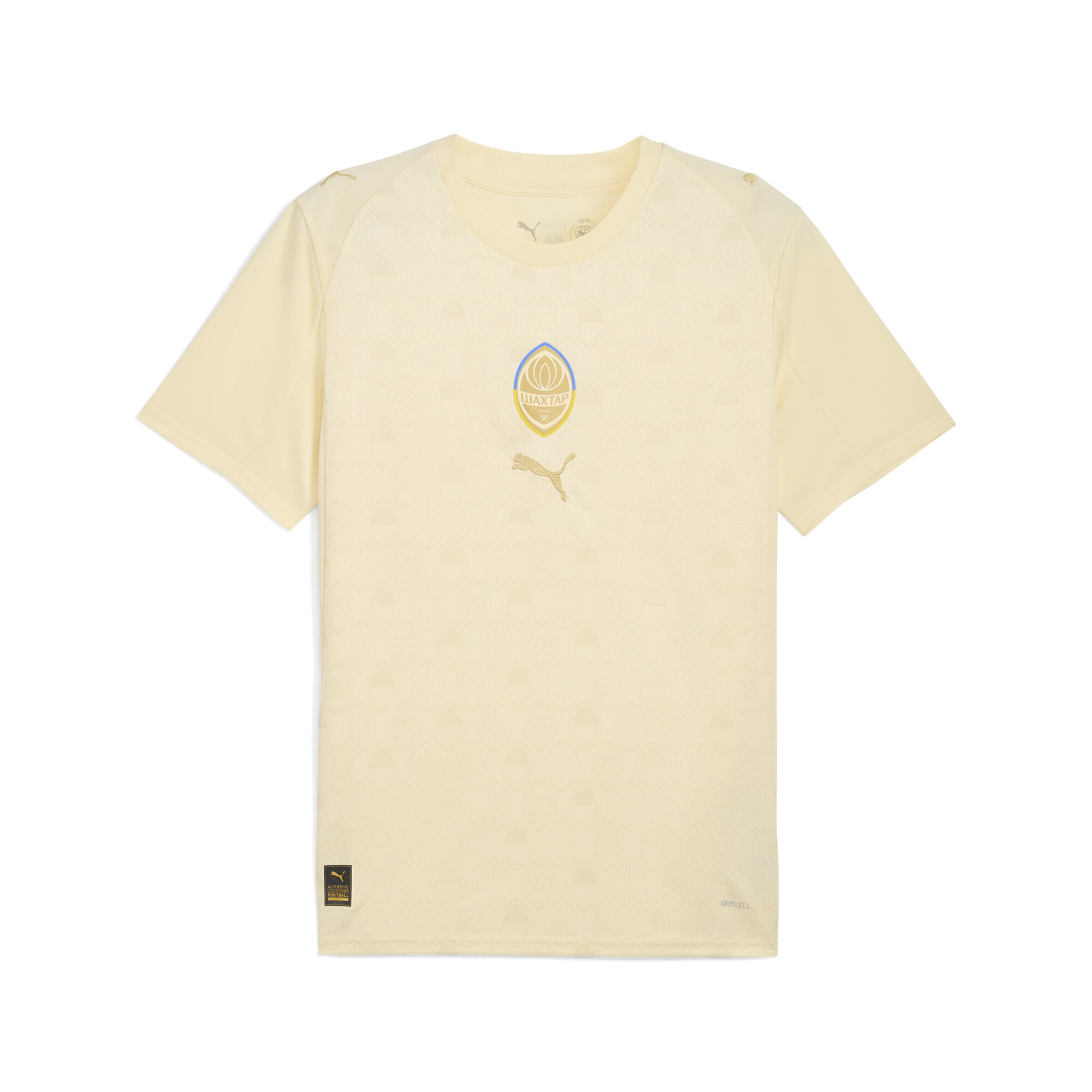 PUMA Tricot 'FC Shakhtar Donetsk 25/26' in de kleur Blauw / Pasteelgeel, Productweergave