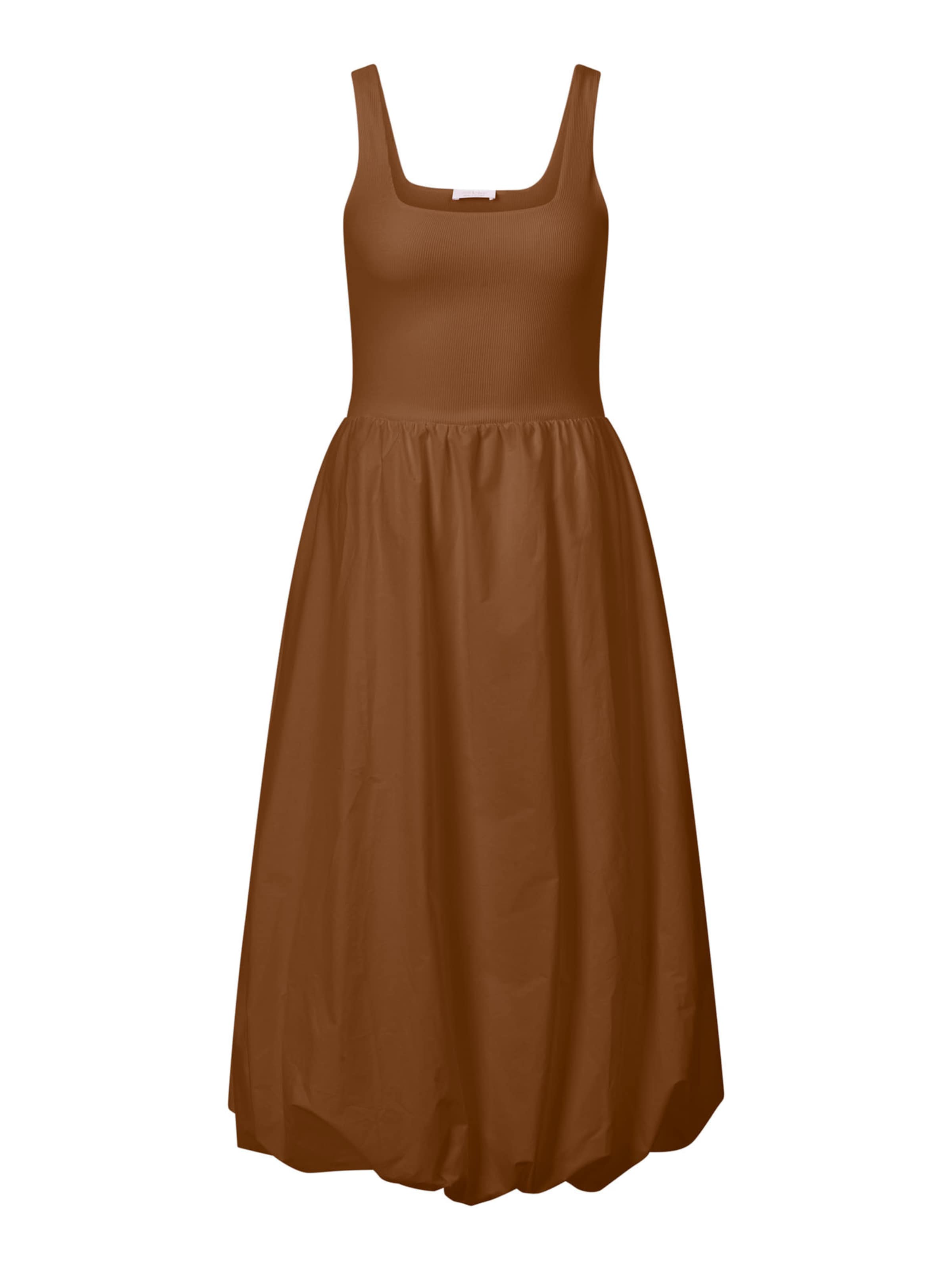 Rich & Royal Dress in Brown: front