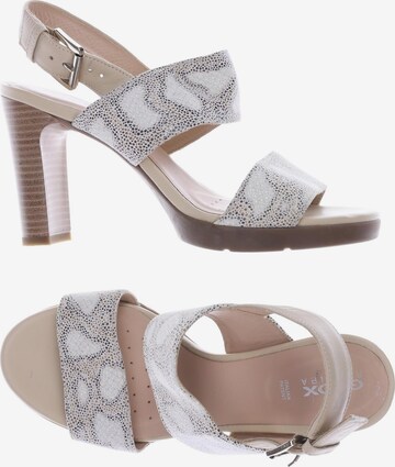 GEOX Sandals & High-Heeled Sandals in 38,5 in Grey: front
