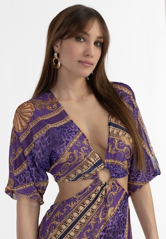 Robe faina en violet