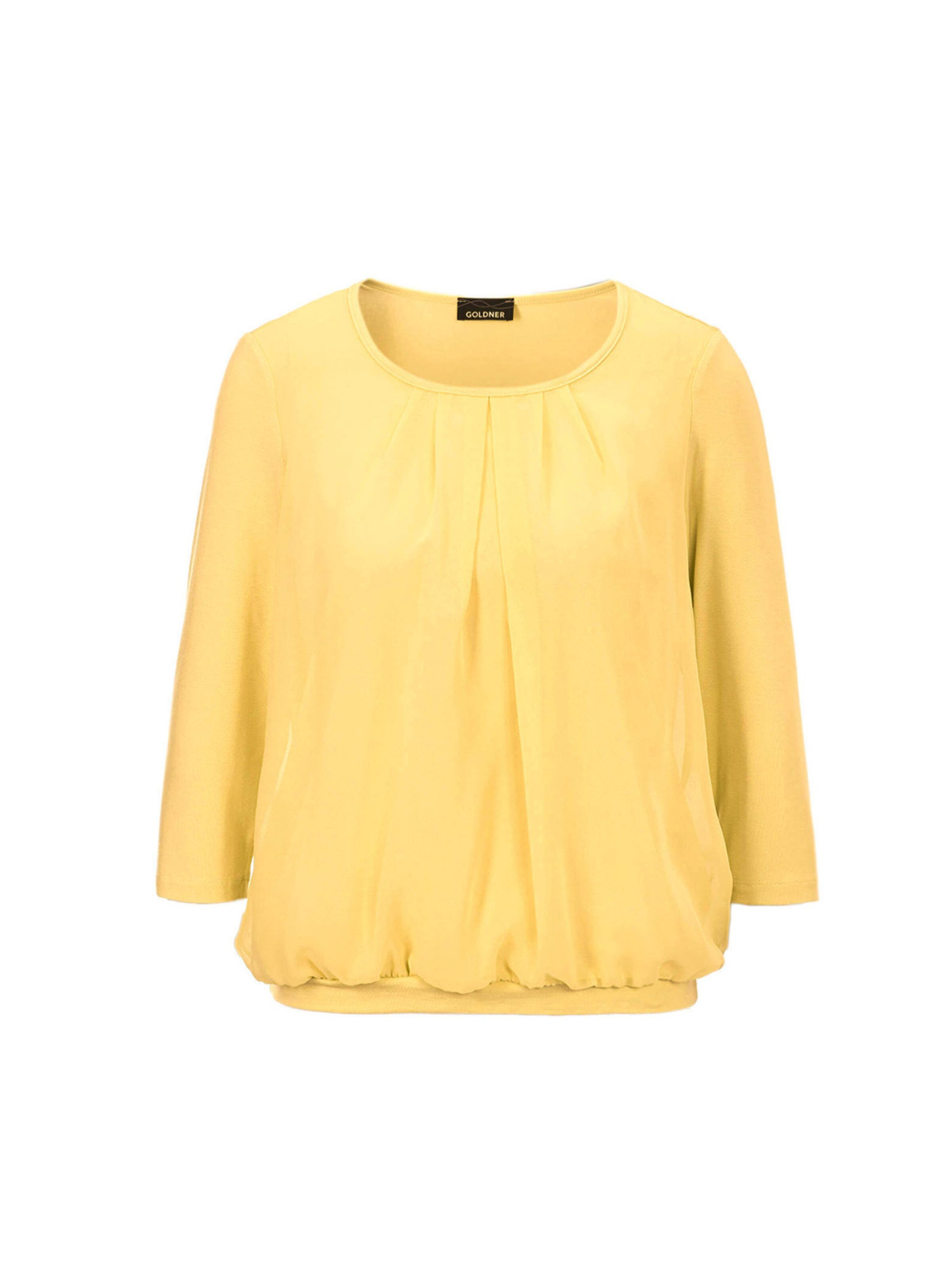 Goldner Bluse in Gelb: Vorderseite