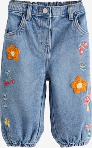 Next Barrel Jeans in Blue: front