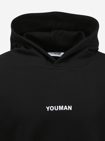 Youman Sweatshirt 'Joe' in Zwart