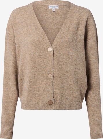 Marie Lund Strickjacke in Beige: Vorderseite