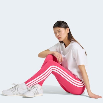 ADIDAS SPORTSWEAR Skinny Workout Pants 'Essentials' in Pink