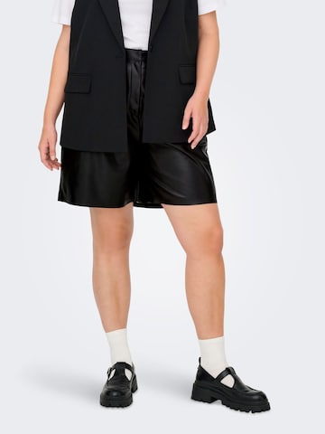 Regular Pantalon ONLY Carmakoma en noir : devant
