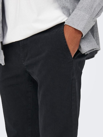 Slimfit Pantaloni chino 'Pete' di Only & Sons in blu