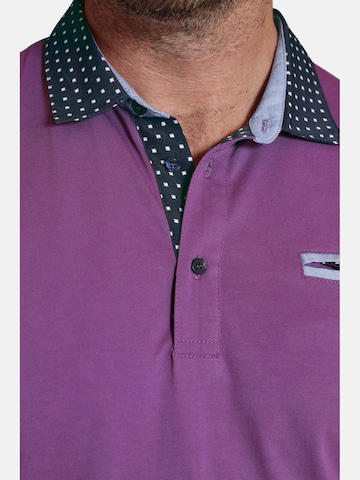 Charles Colby Poloshirt 'Earl Wyett' in Lila