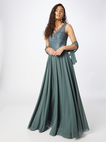 mascara Evening Dress in Green