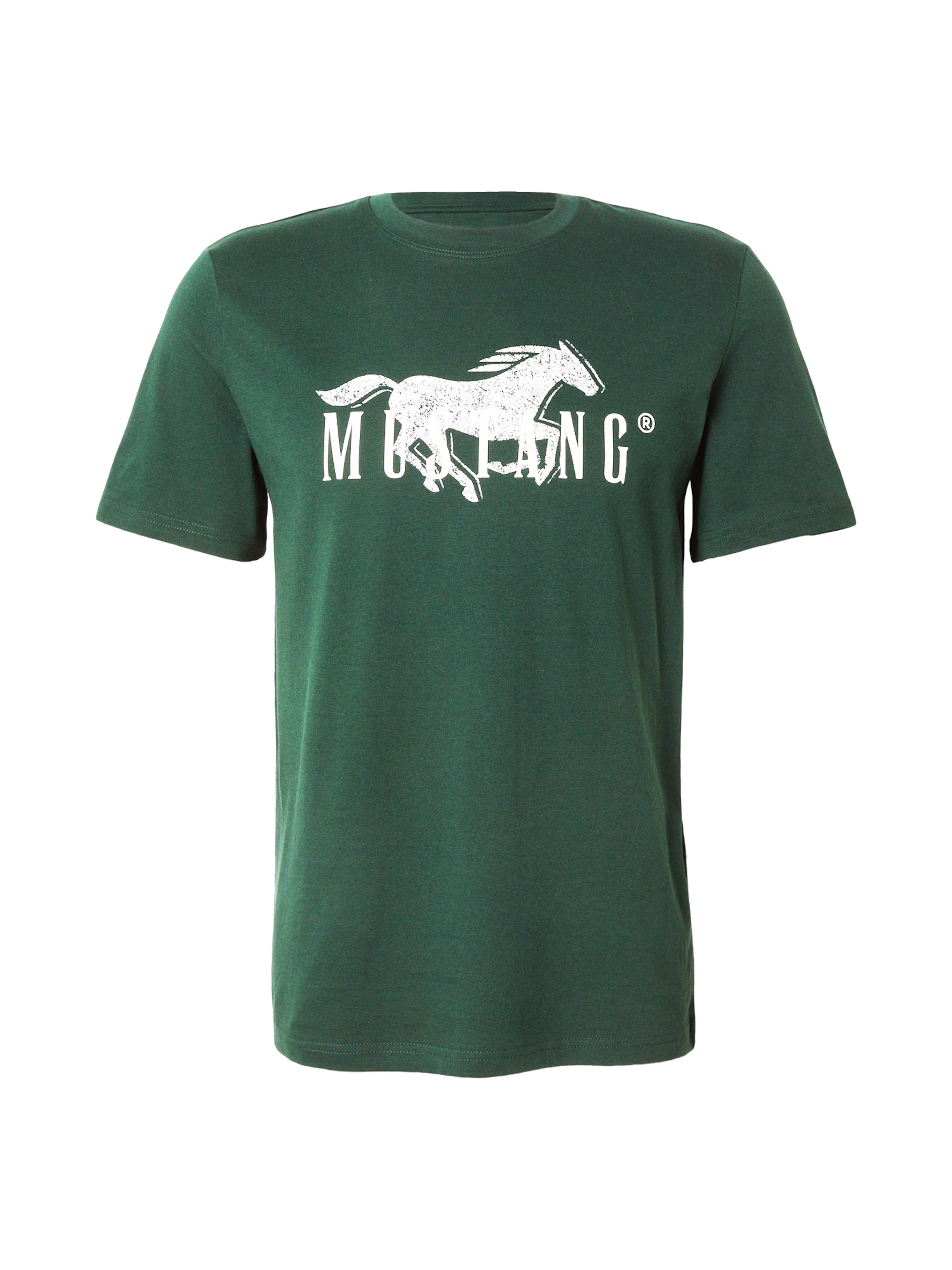 MUSTANG Shirt 'Austin' in Groen: voorkant