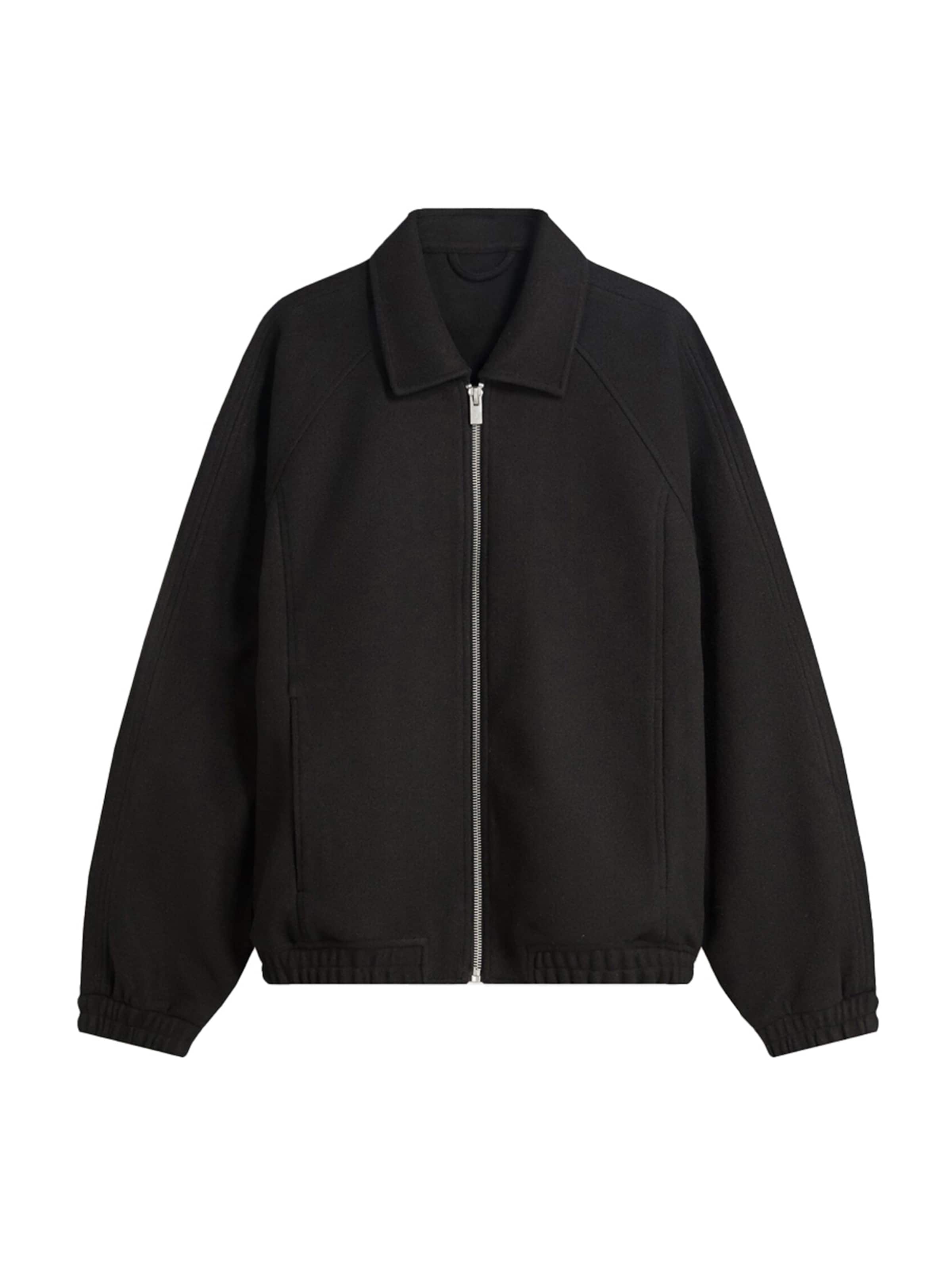 Bershka Jacke in Schwarz: Vorderseite