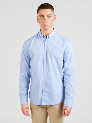 SCOTCH & SODA Regular fit Skjorta 'Essential' i blå: framsida