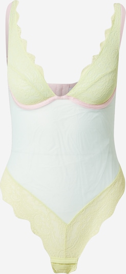 Dora Larsen Body 'EMELIE' en bleu pastel / jaune / rose pastel, Vue avec produit