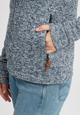 Oxmo Fleecejacke 'Thory' in Blau