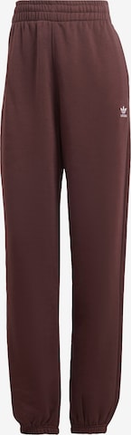 ADIDAS ORIGINALS Pants 'Essentials' in Brown: front