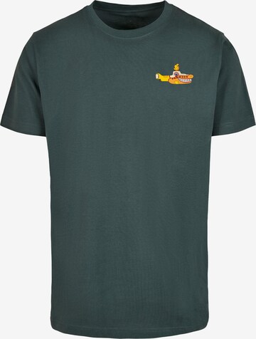 Merchcode T-Shirt 'Yellow Submarine - Monster No.5' in Grün: predná strana