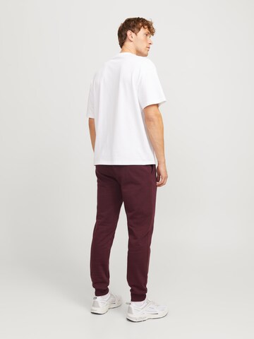 JACK & JONES Конический (Tapered) Штаны 'GORDON ALVIS' в Красный